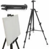 Eyepower Cavalletto Per Dipingere In Alluminio 52-155cm Da Campagna Terra Tavolo