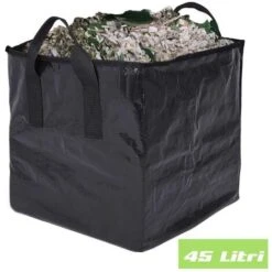 Biotrituratore Elettrico Tritafoglie 2400W Trituratore Compostaggio Foglie 45LT -Diserbo Forniture Negozio 11998508 3