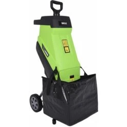 Biotrituratore Elettrico Tritafoglie 2400W Trituratore Compostaggio Foglie 45LT -Diserbo Forniture Negozio 11998508 4