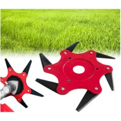 Testina Decespugliatore Disco 6 Lame Ricambio Tagliaerba Rasaerba Tosaerba -Diserbo Forniture Negozio 16474440 3