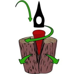 Deuba Cuneo Spaccalegna In Acciaio Ø 7,5cm Spacca Legna 8 Deuba Cuneo Spaccalegna In Acciaio Ø 7,5cm Spacca Legna -Diserbo Forniture Negozio 18473078 4