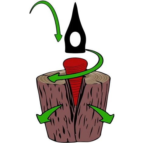 Deuba Cuneo Spaccalegna In Acciaio Ø 7,5cm Spacca Legna 4 Deuba Cuneo Spaccalegna In Acciaio Ø 7,5cm Spacca Legna - immagine 4