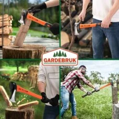 Deuba Ascia Spaccalegna Ed Accetta Set Manico Ergonomico Spaccare Legno Spacca Legna Accetta Spacco -Diserbo Forniture Negozio 18599224 3