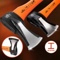 Deuba Ascia Spaccalegna Ed Accetta Set Manico Ergonomico Spaccare Legno Spacca Legna Accetta Spacco -Diserbo Forniture Negozio 18599224 5