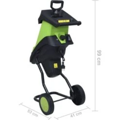 Trituratore Da Giardino Elettrico Con 2 Lame Extra 2400 W VidaXL 7 Trituratore Da Giardino Elettrico Con 2 Lame Extra 2400 W VidaXL -Diserbo Forniture Negozio 19902084 3