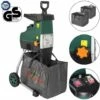Gardebruk Biotrituratore Elettrico Silenzioso 2800W Triturare Rami Con Un Diametro Di Max. 44mm Con 2X Contenitore Da Raccolta Da 60L Trituratori Da Giardino Cippatore Trita Legno
