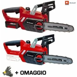 Elettrosega A Batteria Einhell GE-LC 18 Li KIT Con E Senza Batteria Barra 25cm - Batteria: Senza Batteria