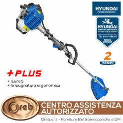 Decespugliatore Tagliabordi 2 Tempi A Miscela Hyundai 35270 Ldbc260