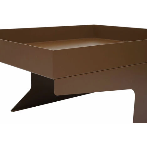 Garage Riparo Per Robot Tosaerba Con Fioriera HWC-G60 Acciaio Zincato Marrone 5 Garage Riparo Per Robot Tosaerba Con Fioriera HWC-G60 Acciaio Zincato Marrone - immagine 5