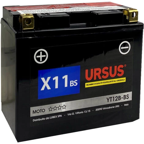 URSUS MOTO BATTERIA X11 BS 2 URSUS MOTO BATTERIA X11 BS - immagine 2