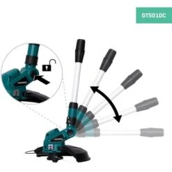 VONROC Decespugliatore A Batteria VPOWER 20V. Diametro Taglio 25cm. Include Una Batteria 2.0Ah E Caricabatterie. Con Asta Telescopica E Doppia Bobina (2x4m) -Diserbo Forniture Negozio 31025039 5