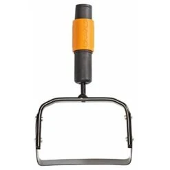 Fiskars Sarchiatore, Testa Di Attrezzo, Lunghezza: 25 Cm, Larghezza: 15,5 Cm, Lama In Acciaio, Nero/Arancione, QuikFit, 1000738