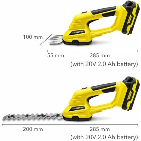 Trotec Cesoie Per Erba E Arbusti A Batteria PGSS 10-20V 3 Trotec Cesoie Per Erba E Arbusti A Batteria PGSS 10-20V - immagine 3