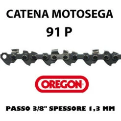 CATENA OREGON PER MOTOSEGA 91 P Passo 3/8 SPESSORE 1,3mm - 40 Maglie