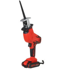 Batteria Al Litio Da 48 V 2 Kit Di Taglio Del Legno Per Sega A Batteria Senza Fili Di Ricarica (rosso, Batteria Da 2 Pezzi)