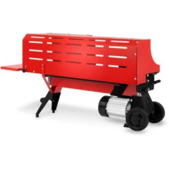 EBERTH Spaccalegna Idraulico Elettrico 2200W, Con Potenza Di Spacco Di 7t E Gabbia, Lunghezza Massima Del Legno 52cm E Diametro 25cm, Ruote Di Trasporto, 230V, Orizzontale -Diserbo Forniture Negozio 4104714 3