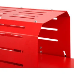 EBERTH Spaccalegna Idraulico Elettrico 2200W, Con Potenza Di Spacco Di 7t E Gabbia, Lunghezza Massima Del Legno 52cm E Diametro 25cm, Ruote Di Trasporto, 230V, Orizzontale -Diserbo Forniture Negozio 4104714 4