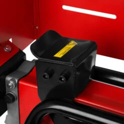 EBERTH Spaccalegna Idraulico Elettrico 2200W, Con Potenza Di Spacco Di 7t E Gabbia, Lunghezza Massima Del Legno 52cm E Diametro 25cm, Ruote Di Trasporto, 230V, Orizzontale -Diserbo Forniture Negozio 4104714 5