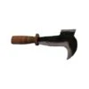 RONCOLA BRIXO MOD. CACCIATORE IN ACCIAIO FORGIATO E MANICO IN CUOIO 30CM ART.243