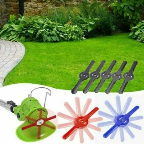 5PZ LAME IN PLASTICA DI RICAMBIO PER DECESPUGLIATORE TAGLIAERBA A BATTERIA 1 5PZ LAME IN PLASTICA DI RICAMBIO PER DECESPUGLIATORE TAGLIAERBA A BATTERIA