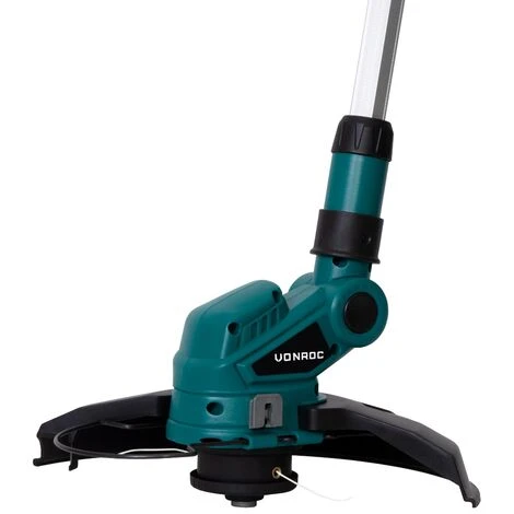 VONROC Decespugliatore A Batteria VPOWER 20V. Diametro Taglio 25cm. Include 2 Batterie 2.0Ah E Caricabatterie. Con Asta Telescopica E Doppia Bobina (2x4m) 4 VONROC Decespugliatore A Batteria VPOWER 20V. Diametro Taglio 25cm. Include 2 Batterie 2.0Ah E Caricabatterie. Con Asta Telescopica E Doppia Bobina (2x4m) - immagine 4