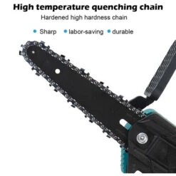 88VF 6'' Motosega A Catena A Batteria Con 2 Batterie E 1 Catena Sega Da Giardino Elettrica Taglierina Da Carpenteria CE BLU -Diserbo Forniture Negozio 48382264 4