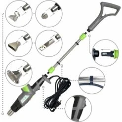 VOUNOT Bruciatore Diserbante Termico Elettrico, 2000 W, Con 5 Ugelli -Diserbo Forniture Negozio 51196169 3