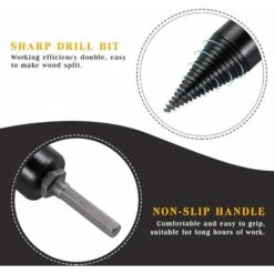LangRay 32mm Spaccalegna Spaccalegna Heavy Duty Trapano Cacciavite Cono Fire Spaccalegna Spaccalegna Spaccalegna Bit Cono (piccolo) -Diserbo Forniture Negozio 52015060 3