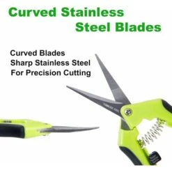 Forbici Idroponiche Multiuso Con Lama Curvata, Ideali Per Potatura -Diserbo Forniture Negozio 52017031 3