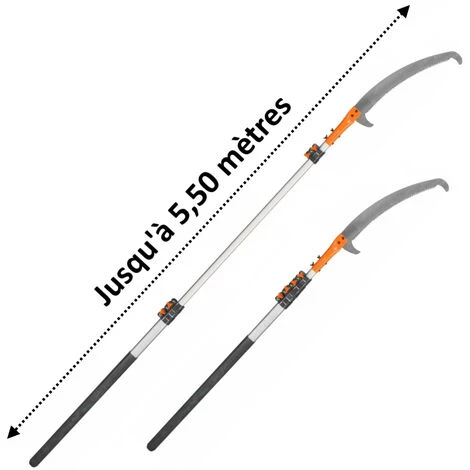 Seghetto Da Potatura Telescopico - Lunghezza 550 Cm 2 Seghetto Da Potatura Telescopico - Lunghezza 550 Cm - immagine 2