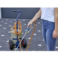 Dispositivo Fiammeggiante PZ 6000 Incl. 5 M Tubo Di Gas 3/8 -Diserbo Forniture Negozio 53306736 3