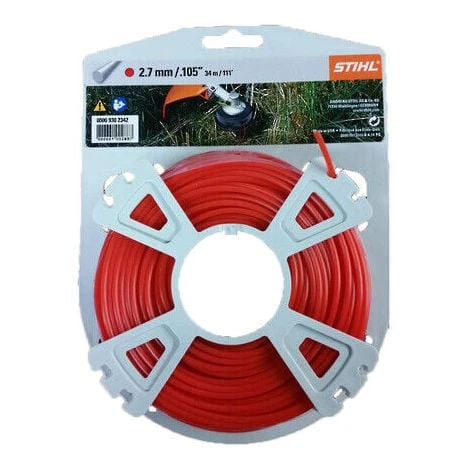 Filo Nylon Stihl Tondo Rosso 2,7 X 32 Metri Per Decespugliatori E Tagliabordi 1 Filo Nylon Stihl Tondo Rosso 2,7 X 32 Metri Per Decespugliatori E Tagliabordi