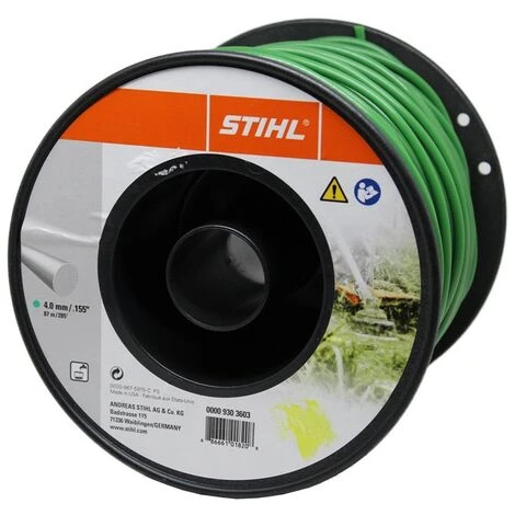 Filo Nylon Stihl Tondo Verde 4,0 Mm X 87 Metri Per Decespugliatori E Tagliabordi 1 Filo Nylon Stihl Tondo Verde 4,0 Mm X 87 Metri Per Decespugliatori E Tagliabordi