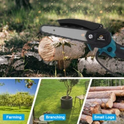 2000W Motosega Elettrica Senza Filo Da 6 Pollici Senza Spazzola Con 2 Batterie -Diserbo Forniture Negozio 54337811 5