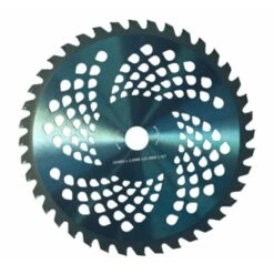 Disco Decespugliatore A 40 Denti In Tungsteno Anodizzato Blu 255mm