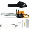 Jhonsorr Motosega A Scoppio 52cc A Benzina Lama 50 Cm Kit Professionale + Candela Catena E Borsa Per Il Trasporto In OMAGGIO