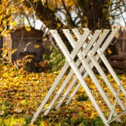 Randaco Sowingbock Metal Galvanizzato 150 Kg Di Capacità Di Carico 80x81x80 Cm Assistente Di Segale In Legno Bock Assistente In Legno Sash Sash Sash Shewbock -Diserbo Forniture Negozio 57706505 5