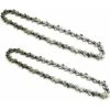 2 Pezzi Catene 6 Pollici Per Sega Mini Motosega Portatile Ricaricabile,Passo 1/4,Spessore 0.043/1.1mm,Numero Della Catena 37DL,Lunghezza Utile Di Taglio 15cm,Per La Lavorazione Del Legno Rifilatura