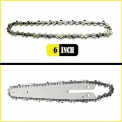 2 Pezzi Catene 6 Pollici Per Sega Mini Motosega Portatile Ricaricabile,Passo 1/4,Spessore 0.043/1.1mm,Numero Della Catena 37DL,Lunghezza Utile Di Taglio 15cm,Per La Lavorazione Del Legno Rifilatura -Diserbo Forniture Negozio 59305660 4