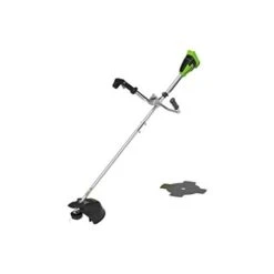 Greenworks GD40BCB Decespugliatore A Batteria Con Motore Brushless, Imbracatura, Manubrio, Ampiezza Di Taglio 40cm, Filo Di Nylon 2mm O Lama 25cm SENZA Batteria 40V E Caricabatterie, Garanzia 3 Anni