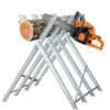 Randaco Cavalletto In Acciaio Zincato - Con Denti Da 150kg - Pieghevole 4 Cavalletti
