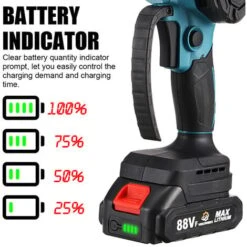 6'' 1500W Motosega Elettrica +2 Batterie Display Digitale Sega A Catena -Diserbo Forniture Negozio 60639343 4