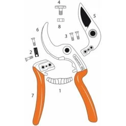 Lama Di Ricambio Per Forbice Da Pota A Battente Professionale Ergonomica -Diserbo Forniture Negozio 6338374 4