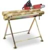 Hengda Cavalletto Per Tronchi - Acciaio Zincato - Per Motosega Pieghevole L 72 X H 81 Cm