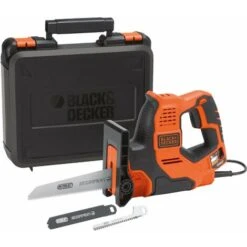 Black & Decker Sega Elettrica A Gattuccio - Oscillazioni 2700 Corse/Min + 3 Lame - Rs890K