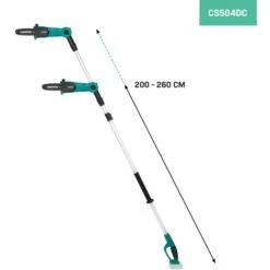 VONROC Motosega Telescopica 20V - 200 Fino A 260 Cm. Senza Batteria E Caricatore Rapido -Diserbo Forniture Negozio 68208303 4