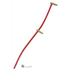 Manico Per Falci Ferro Ovale Con Anello Doppia Vite