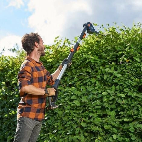Tagliasiepi Con Prolunga 3.6Mt A Batteria 20V Solo Corpo Macchina Worx Wg252E.9 4 Tagliasiepi Con Prolunga 3.6Mt A Batteria 20V Solo Corpo Macchina Worx Wg252E.9 - immagine 4