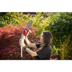 IKRA Potatore Telescopico ICPS 2020, Altezza Di Lavoro 4 M, Incl. 2 Batterie 20V, Caricabatterie Rapido E Tracolla -Diserbo Forniture Negozio 69814580 4