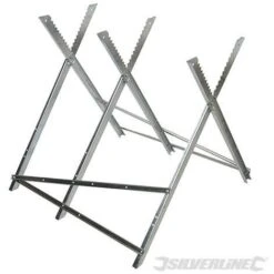 Cavalletto Taglialegna Con Bordi Seghettati Pieghevole 150 Kg Silverline